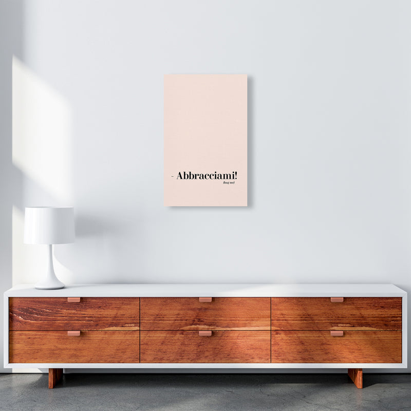 Abbracciami Modern Quote Art Print By Planeta444 A3 Canvas