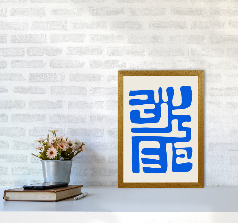 Abstract Geometric Labyrinth1cutout By Planeta444 A3 Print Only