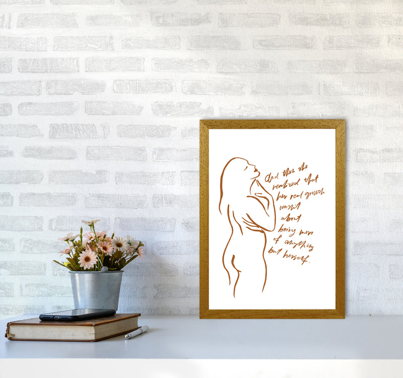 And Then She Realized Sketch By Planeta444 A3 Print Only