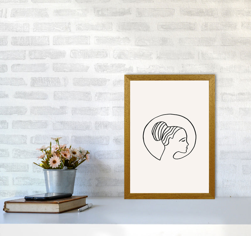 Delicate Face Circle2 By Planeta444 A3 Print Only