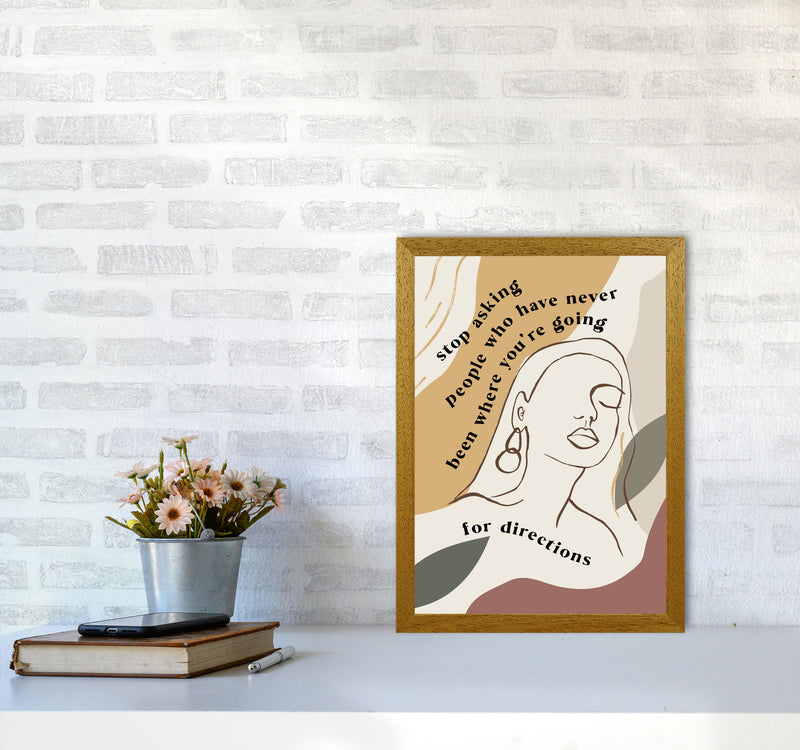 Stop Asking People By Planeta444 A3 Print Only