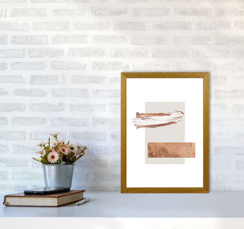 Paint Strokes Cavern Clay Copper1 By Planeta444 A3 Print Only