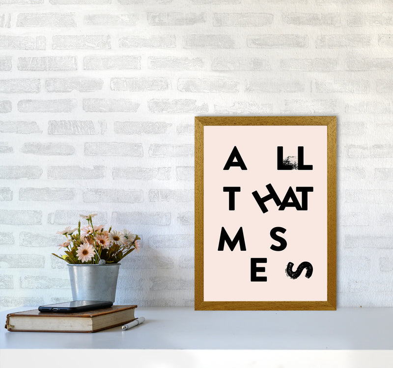 All That Mess Black By Planeta444 A3 Print Only