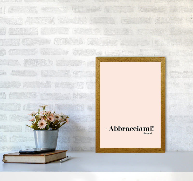 Abbracciami Modern Quote Art Print By Planeta444 A3 Print Only