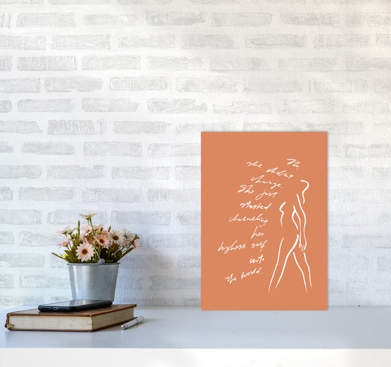 No She Didnt Change Sketch By Planeta444 A3 Black Frame