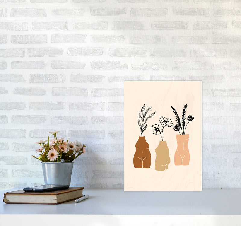 Vases Sculptures 3women1 By Planeta444 A3 Black Frame