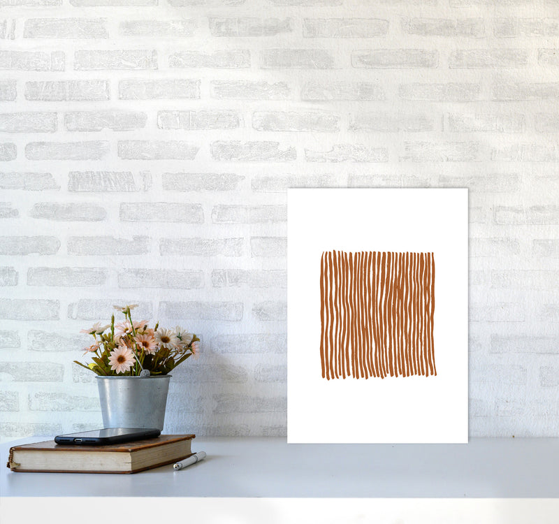 Abstract Parallel Lines By Planeta444 A3 Black Frame