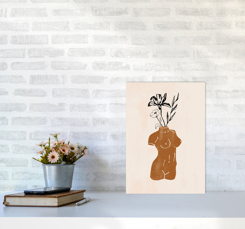 Vases Sculptures Woman1 By Planeta444 A3 Black Frame