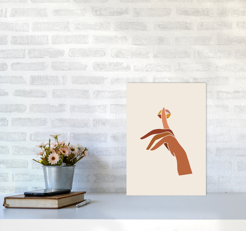 Shhh1 Mosaic Earthly By Planeta444 A3 Black Frame