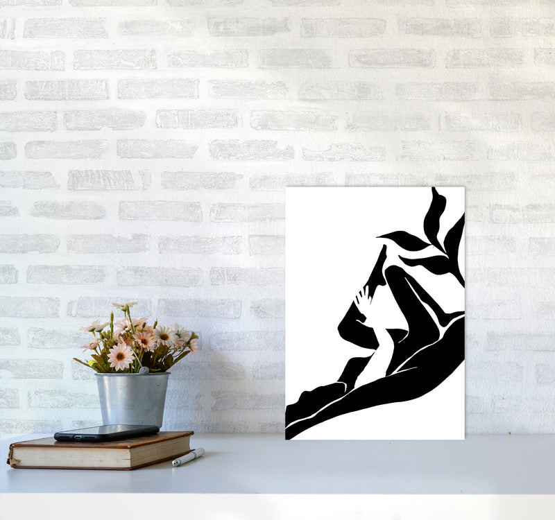 Matisse Lying Plant By Planeta444 A3 Black Frame