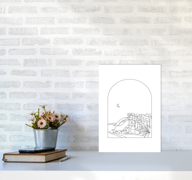 Cinque Terre By Planeta444 A3 Black Frame