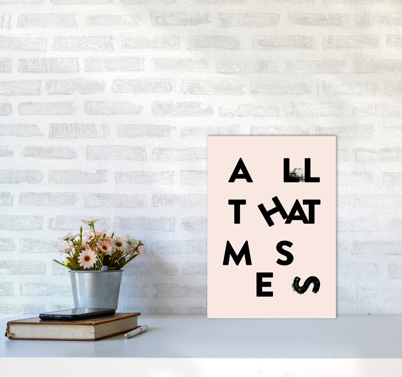 All That Mess Black By Planeta444 A3 Black Frame