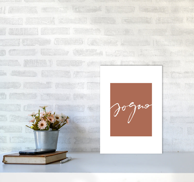 Sogno Cavern Clay By Planeta444 A3 Black Frame