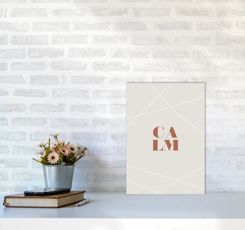 Calm Cavern Clay By Planeta444 A3 Black Frame