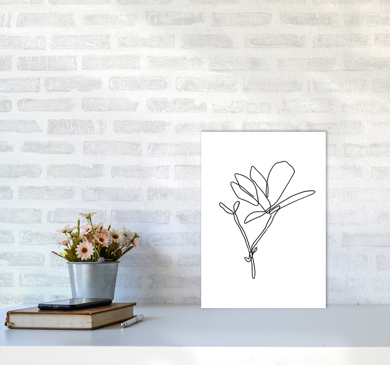 Japanese Magnolia By Planeta444 A3 Black Frame