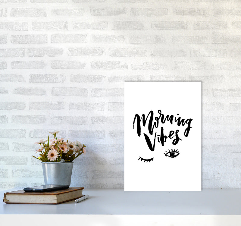 Morning Vibes By Planeta444 A3 Black Frame