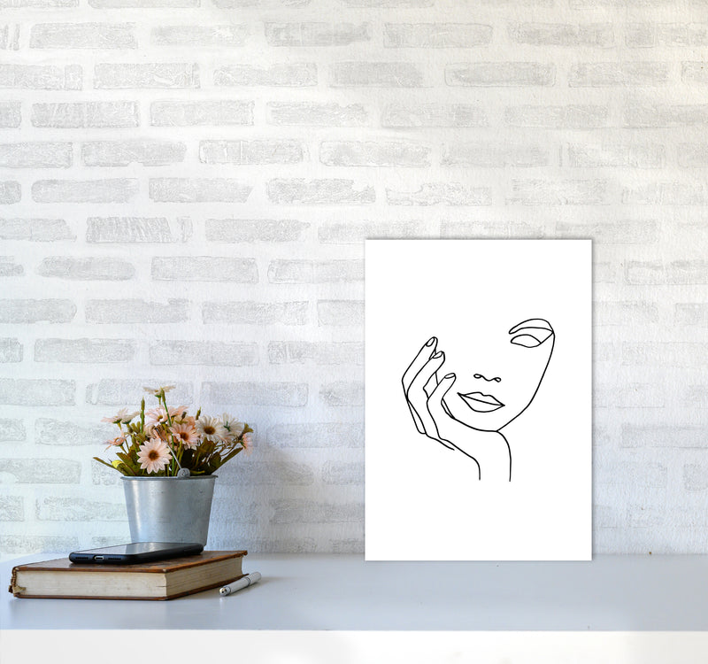 Hand One Eye By Planeta444 A3 Black Frame