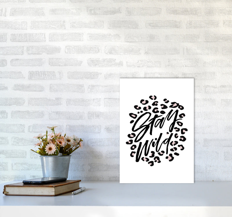 Stay Wild By Planeta444 A3 Black Frame