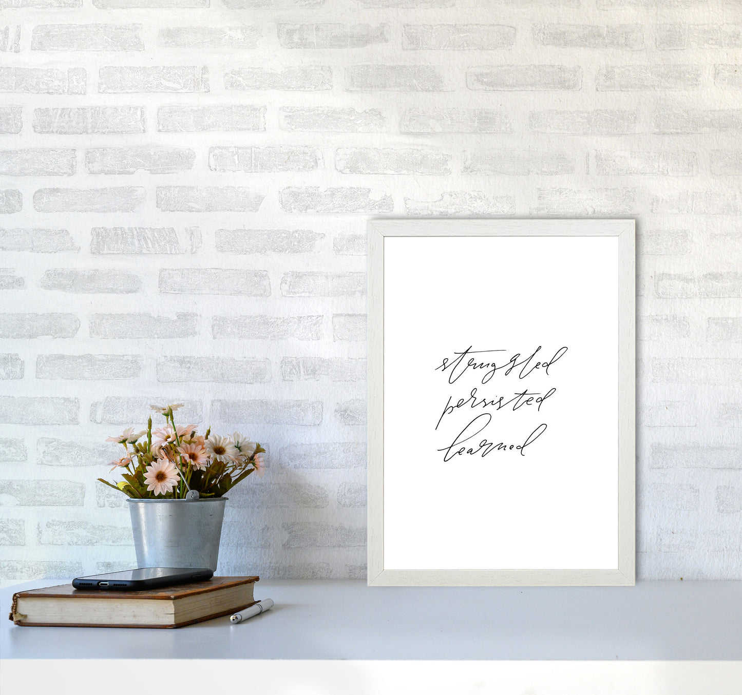 Struggled Persisted Learned By Planeta444 A3 Oak Frame