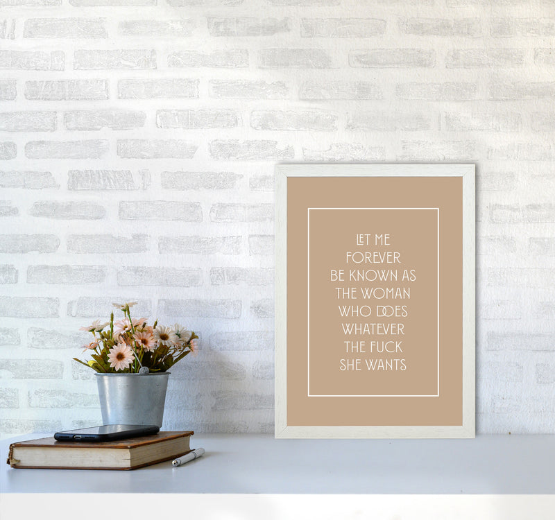 Let Me Forever Be Known By Planeta444 A3 Oak Frame