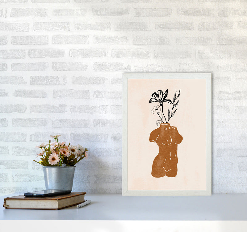 Vases Sculptures Woman1 By Planeta444 A3 Oak Frame