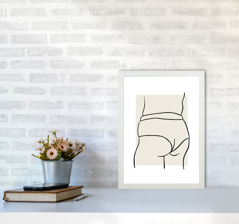 Curvy Female Back1 By Planeta444 A3 Oak Frame