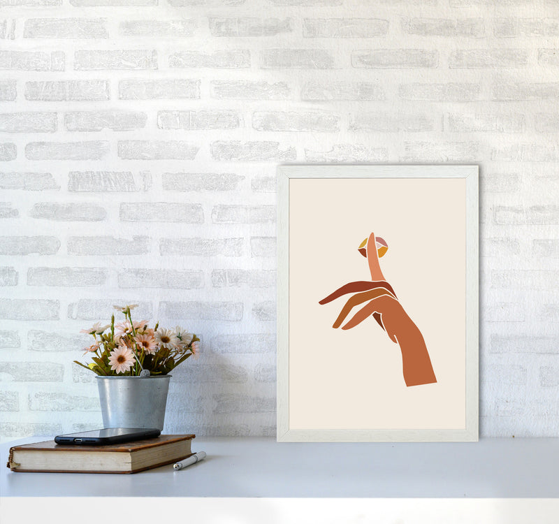 Shhh1 Mosaic Earthly By Planeta444 A3 Oak Frame