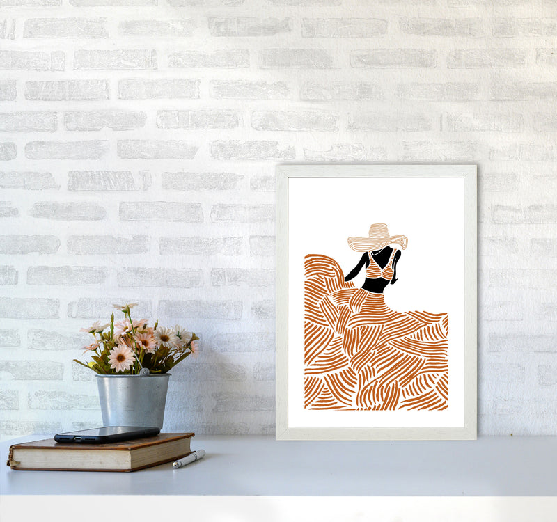 Diving Into Earth By Planeta444 A3 Oak Frame