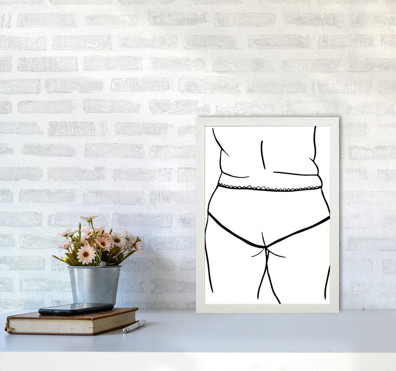 Curvy Female Back2 By Planeta444 A3 Oak Frame