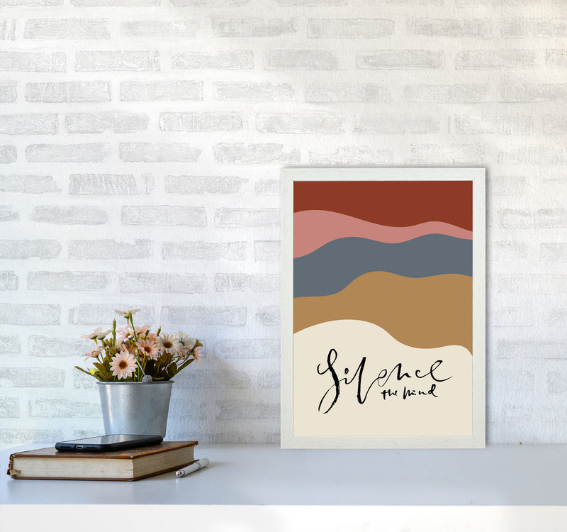 Silence The Mind By Planeta444 A3 Oak Frame