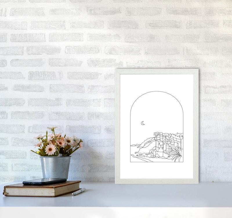 Cinque Terre By Planeta444 A3 Oak Frame