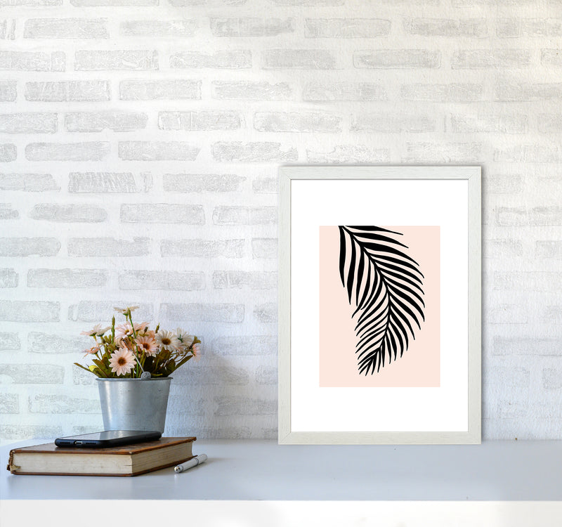 Palm Rose Rectangle 1 By Planeta444 A3 Oak Frame