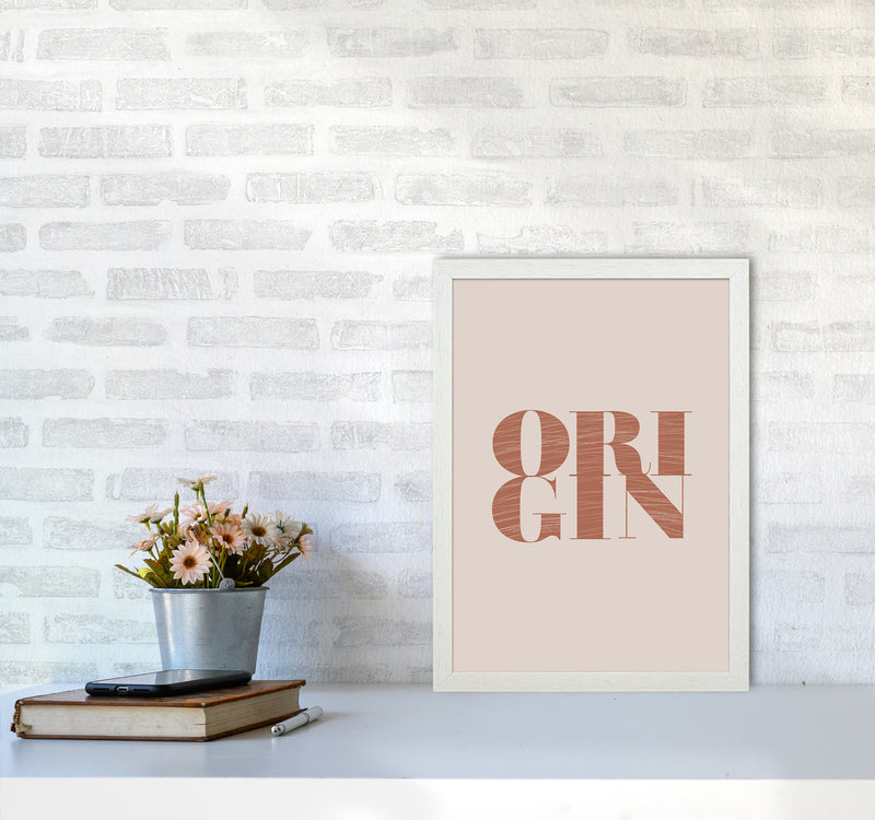 Origin Cavern Clay By Planeta444 A3 Oak Frame
