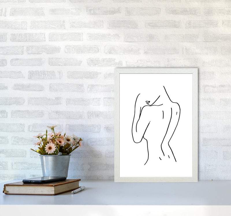 Female Back Pose By Planeta444 A3 Oak Frame