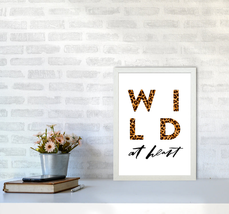 Wild At Heart By Planeta444 A3 Oak Frame