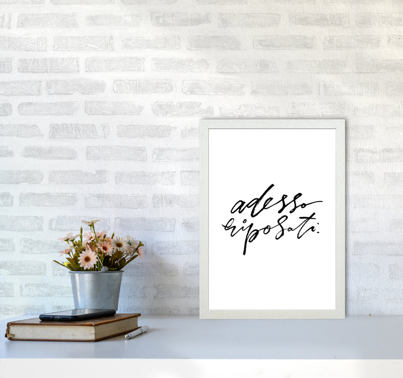 Adesso Riposati By Planeta444 A3 Oak Frame