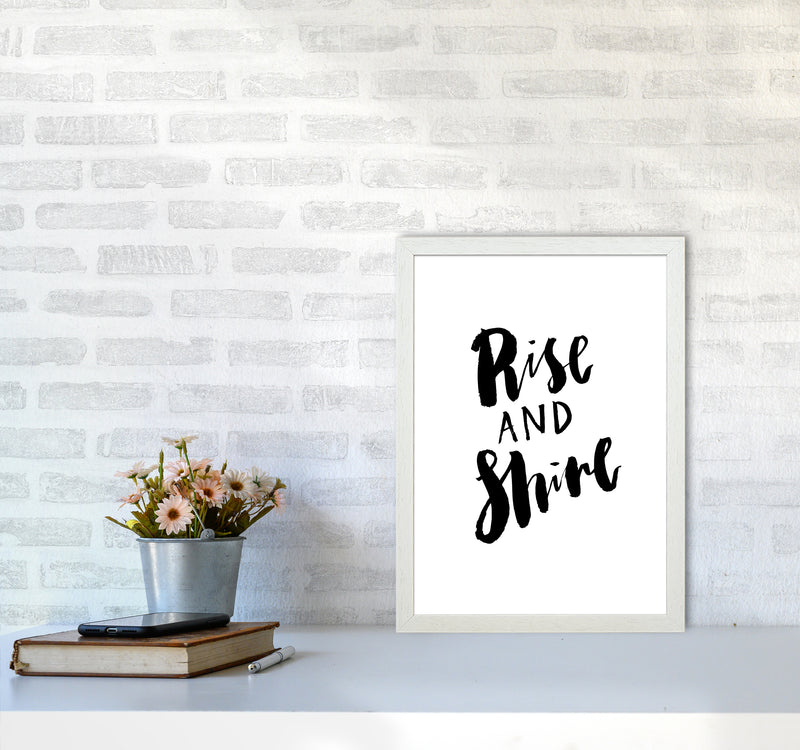 Rise And Shine By Planeta444 A3 Oak Frame