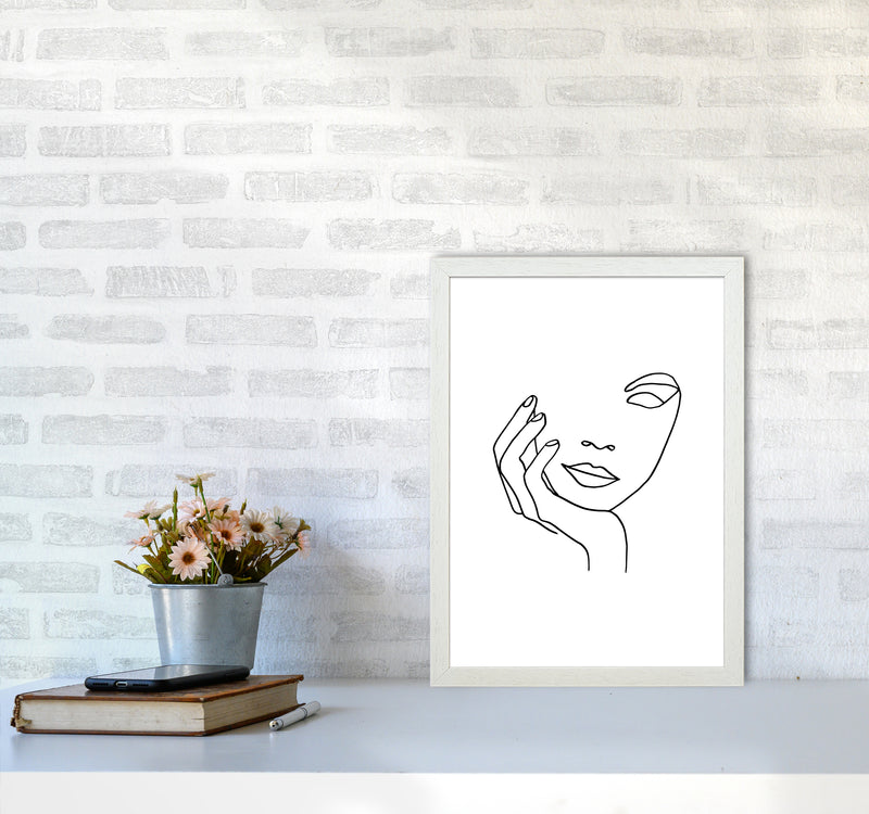 Hand One Eye By Planeta444 A3 Oak Frame