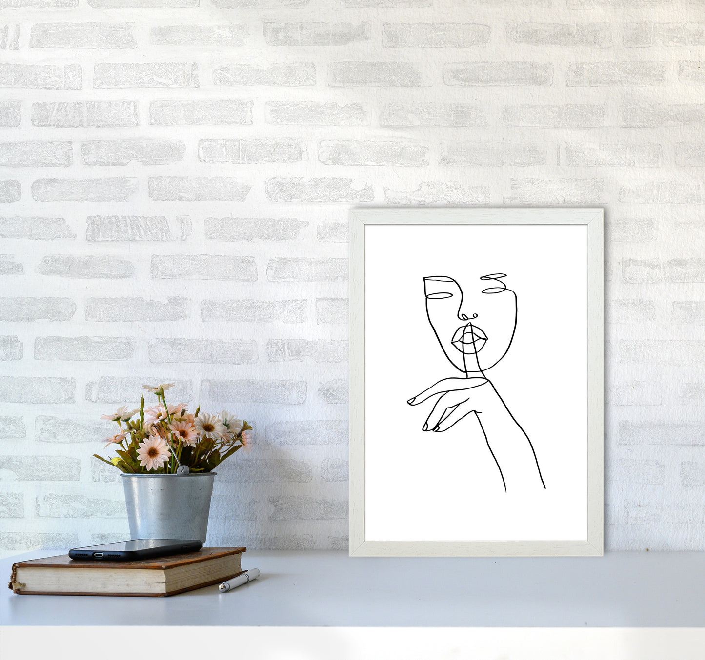 Shhh2 By Planeta444 A3 Oak Frame