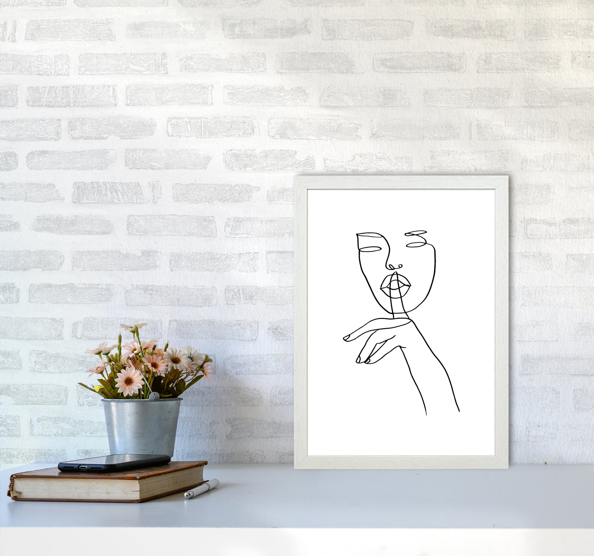 Shhh2 By Planeta444 A3 Oak Frame