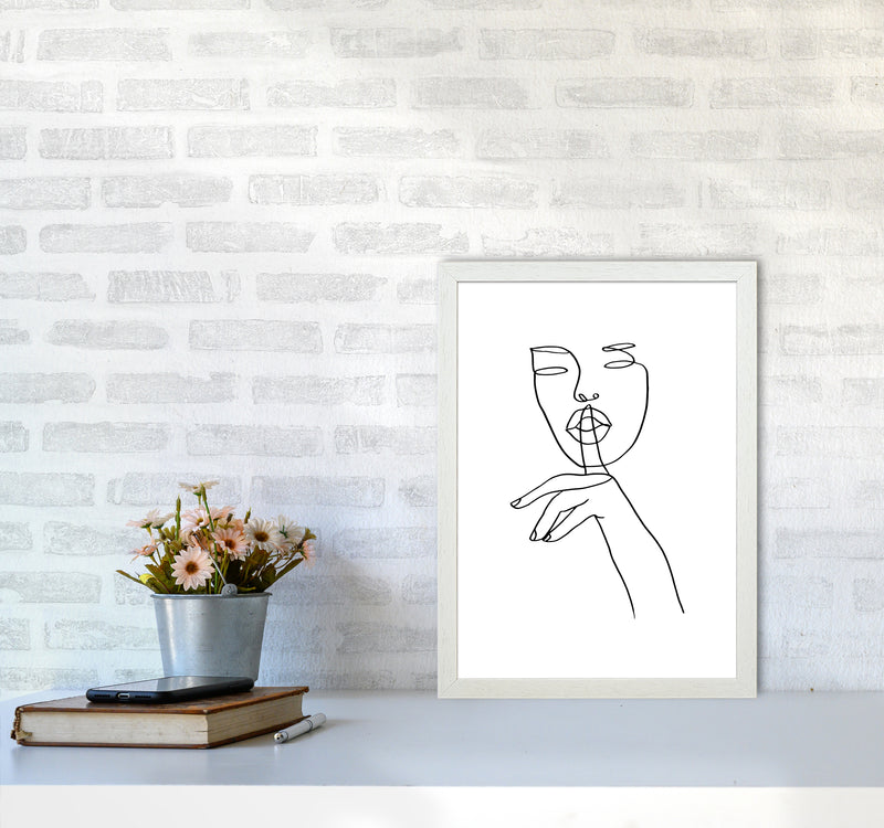 Shhh2 By Planeta444 A3 Oak Frame