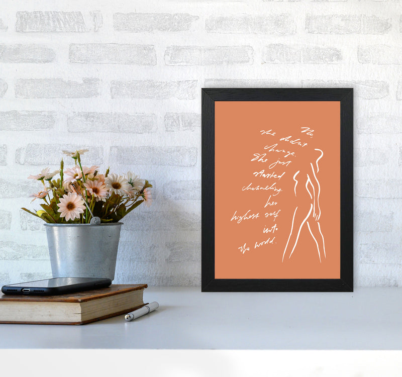 No She Didnt Change Sketch By Planeta444 A4 White Frame