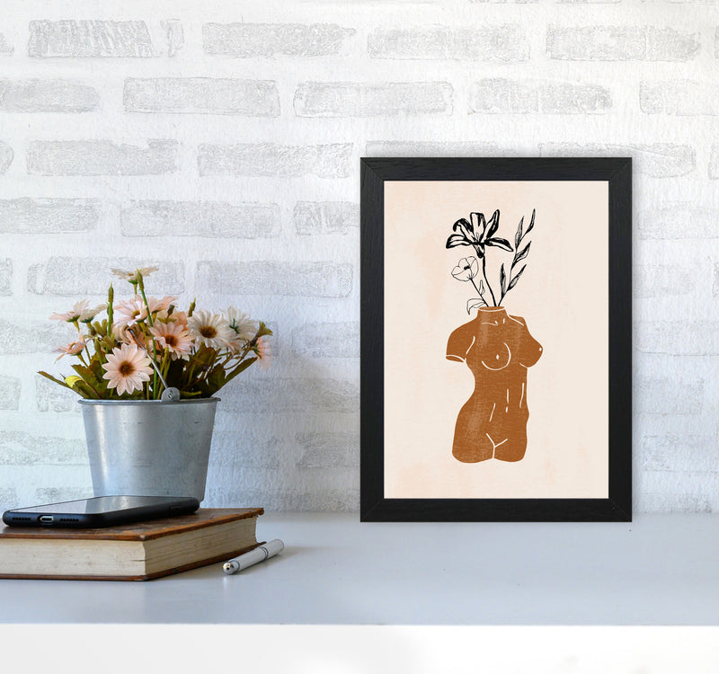 Vases Sculptures Woman1 By Planeta444 A4 White Frame