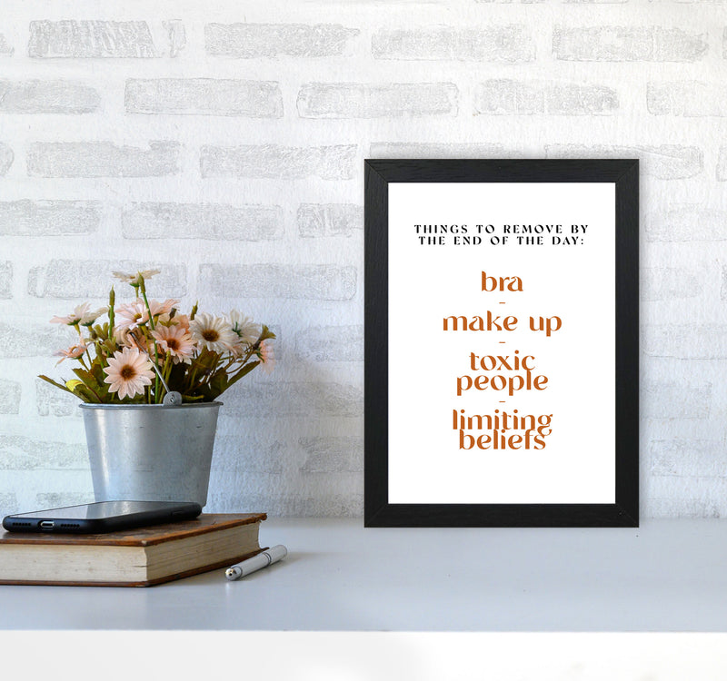 Things To Remove By Planeta444 A4 White Frame