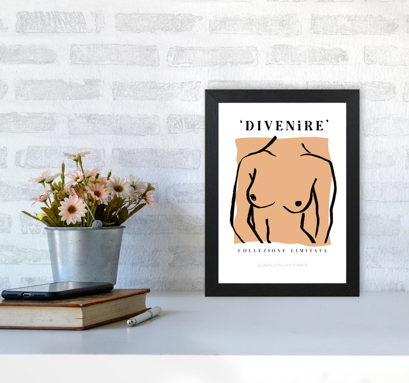 Divenire2 Corpo By Planeta444 A4 White Frame
