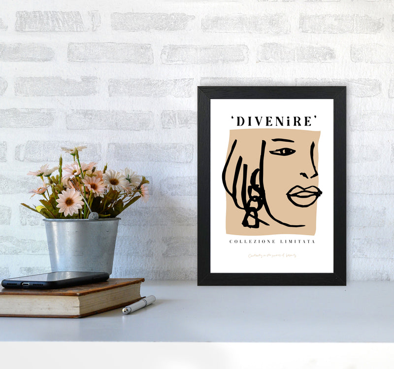 Divenire1 Viso By Planeta444 A4 White Frame