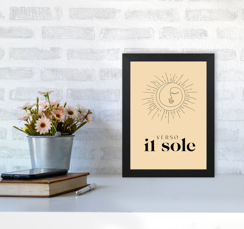 Verso Il Sole By Planeta444 A4 White Frame