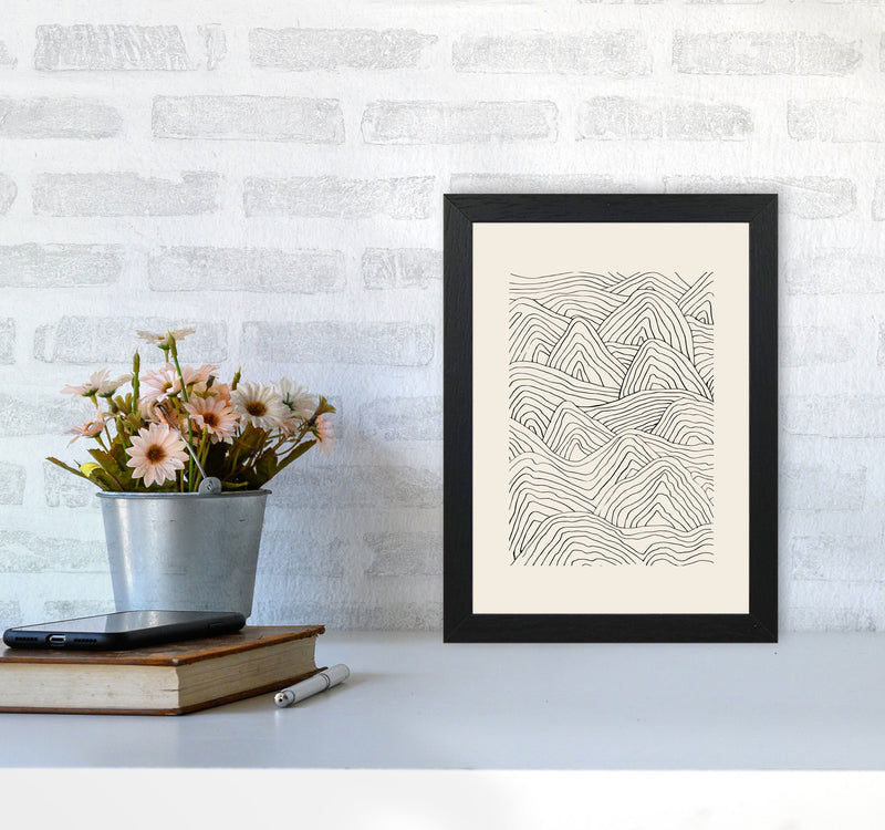 Organic Dunes By Planeta444 A4 White Frame