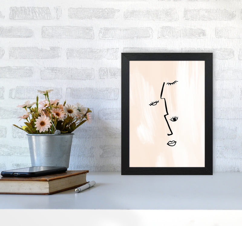 Printed Picasso Minimal Profiles2 By Planeta444 A4 White Frame