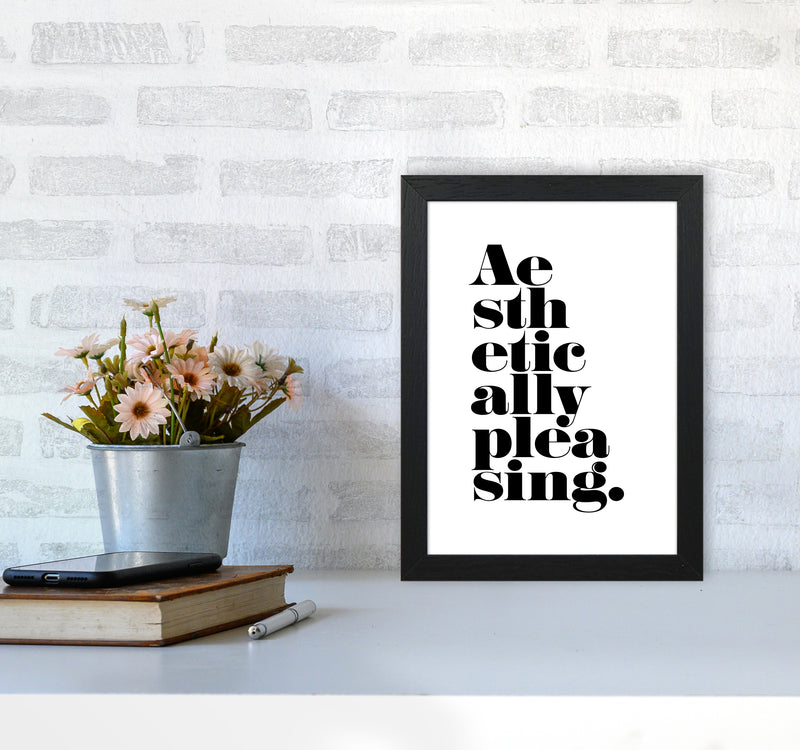 Aesthetically Pleasing By Planeta444 A4 White Frame